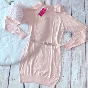 CANDIE’S PRETTY LITTLE THING COW-NECK JERSEY DRESS SIZE XL